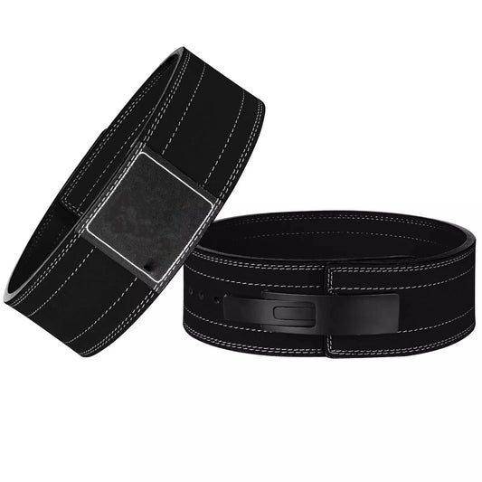 10mm 4 Inch Lever Weight Lifting Belt – Powerlifting Gym Back Support